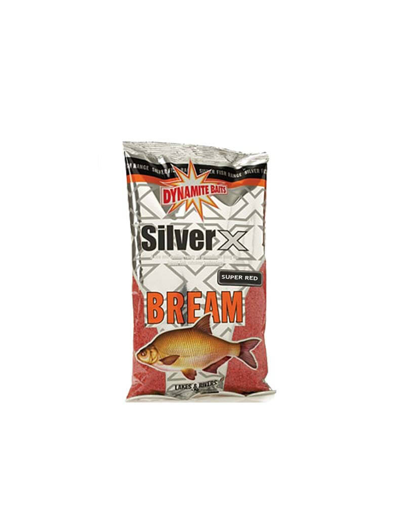 Прикормка для ловли леща Dynamite Baits Silver X Bream Super Red (красная) 1kg