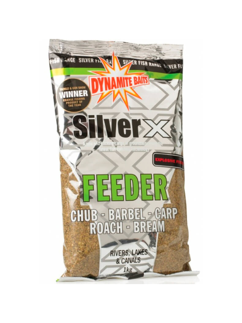 Прикормка для фидерной ловли Dynamite Baits Silver X Explosive Feeder (взрывная) 900г