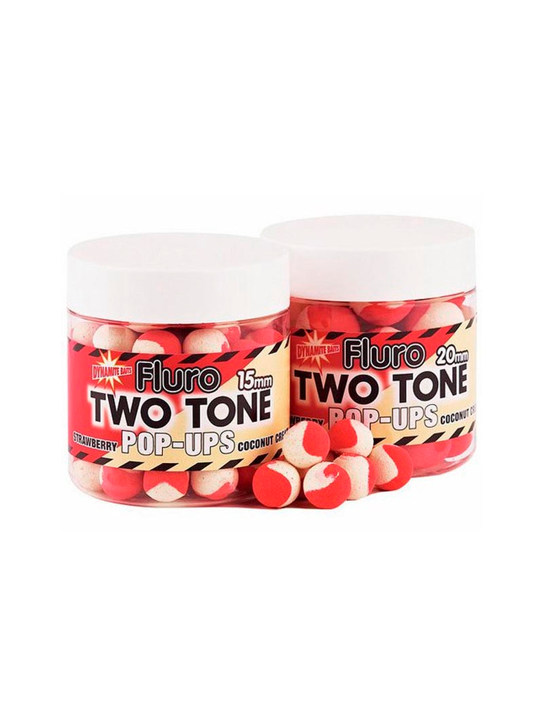 Плавающие бойлы Dynamite Baits Two Tone Fluro Strawberry & Сoconut Cream Pop-Ups (клубника и кокосовое молоко), Диаметр: 15 мм Плавающие бойлы Dynamite Baits Two Tone Fluro Strawberry & Сoconut Cream Pop-Ups (клубника и кокосовое молоко), Диаметр: 15 мм
