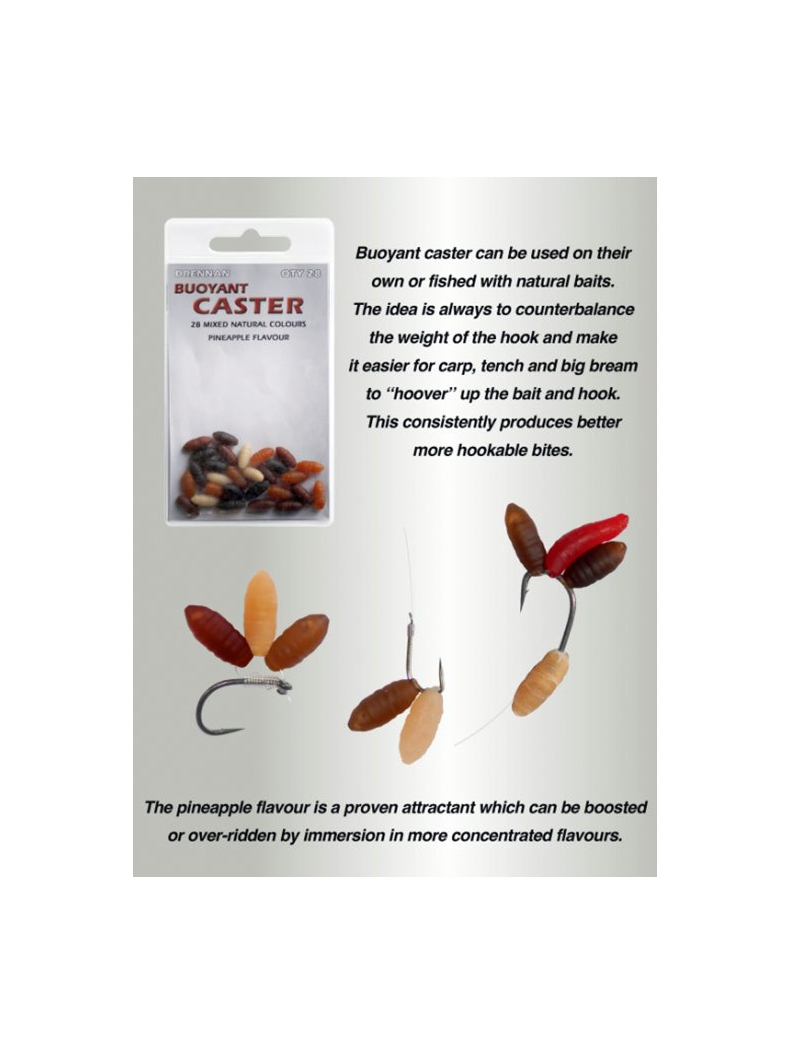 Плавающий искусственный опарыш DRENNAN Buoyant Maggot Caster, изображение 2