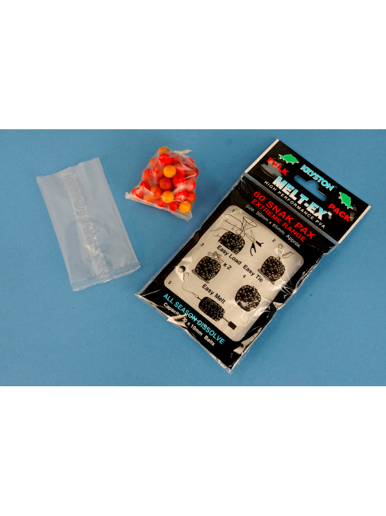 Растворимые ПВА-пакеты Kryston MELT-EX PVA Bags, Размер: 50 мм х 85 мм, Количество: 60 шт, изображение 3