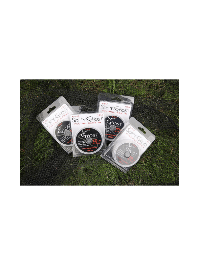 Флюорокарбоновый материал ESP Soft Ghost Fluorocarbon, Тест: 15.00 lb, изображение 2 Флюорокарбоновый материал ESP Soft Ghost Fluorocarbon, Тест: 15.00 lb, изображение 2