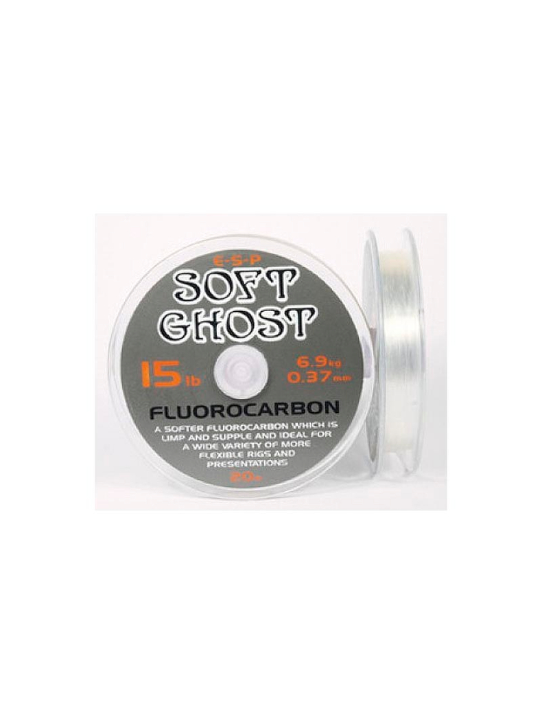 Флюорокарбоновый материал ESP Soft Ghost Fluorocarbon, Тест: 15.00 lb Флюорокарбоновый материал ESP Soft Ghost Fluorocarbon, Тест: 15.00 lb
