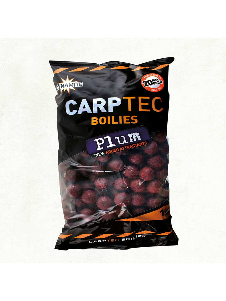 Тонущие бойлы Dynamite Baits CarpTec Plum (слива), Диаметр: 20 мм, Вес: 2 кг