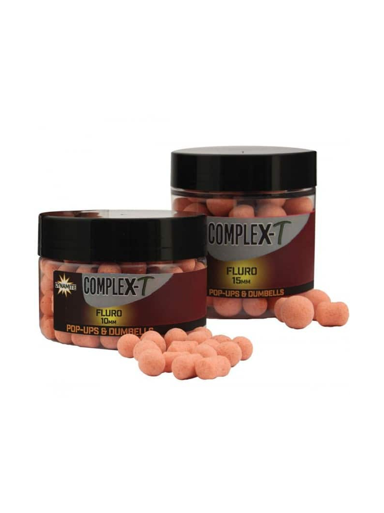Плавающие бойлы Dynamite Baits CompleX-T Fluro Pop Ups & Dumbells, Диаметр: 10 мм Плавающие бойлы Dynamite Baits CompleX-T Fluro Pop Ups & Dumbells, Диаметр: 10 мм
