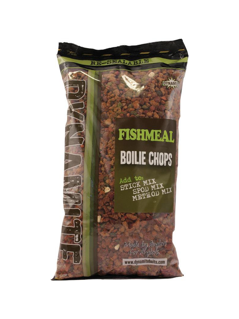 Резаные бойлы Dynamite Baits XL Fishmeal Boilie Chops (рыбные) 2kg