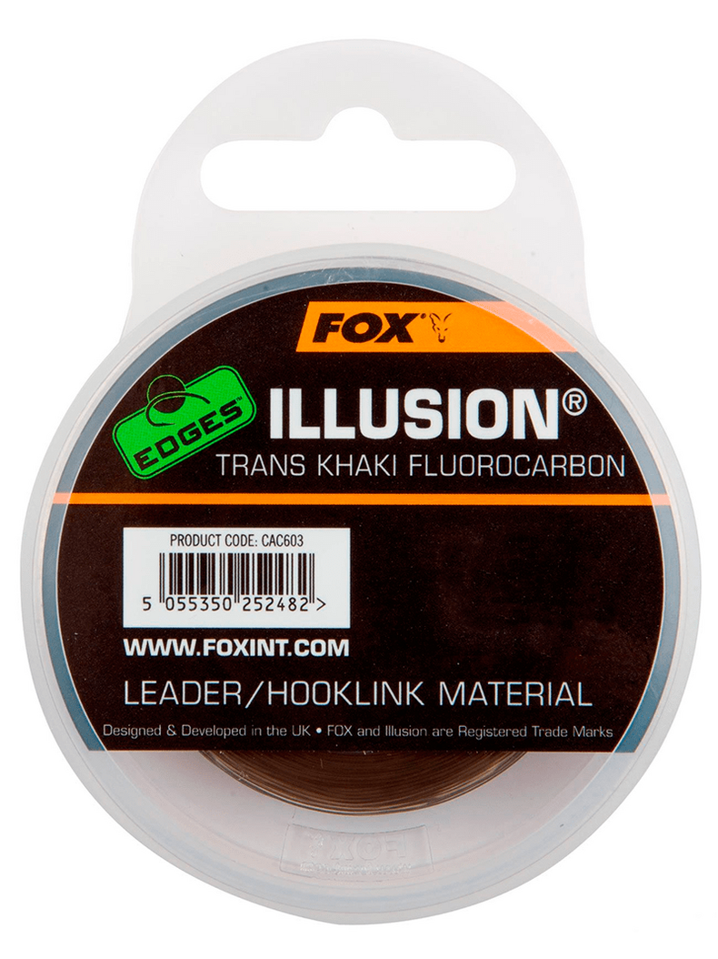 Флюрокарбон FOX Illusion Soft Trans Khaki 50м, Тест: 16.00 lb Флюрокарбон FOX Illusion Soft Trans Khaki 50м, Тест: 16.00 lb