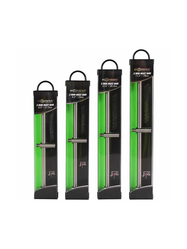 Перекладина для удилищ Korda Singlez Buzzbar, Длина: 11,5" (29,21 см), Количество удилищ: Для трёх, изображение 3 Перекладина для удилищ Korda Singlez Buzzbar, Длина: 11,5" (29,21 см), Количество удилищ: Для трёх, изображение 3
