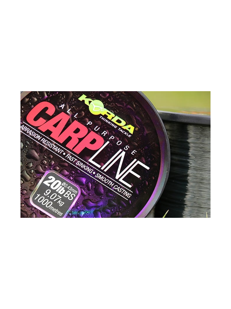Леска Korda Carp Line, Длина: 1000 м, Тест: 10.00 lb, Диаметр лески: 0.30 мм Леска Korda Carp Line, Длина: 1000 м, Тест: 10.00 lb, Диаметр лески: 0.30 мм