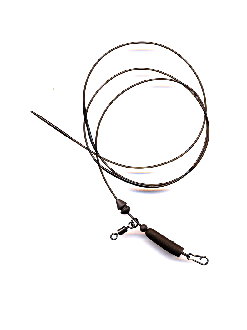 Поводок Korda Safe Zone Kamo Leader Helicopter, Цвет: Gravel Khaki, Тест: 40.00 lb, изображение 2 Поводок Korda Safe Zone Kamo Leader Helicopter, Цвет: Gravel Khaki, Тест: 40.00 lb, изображение 2