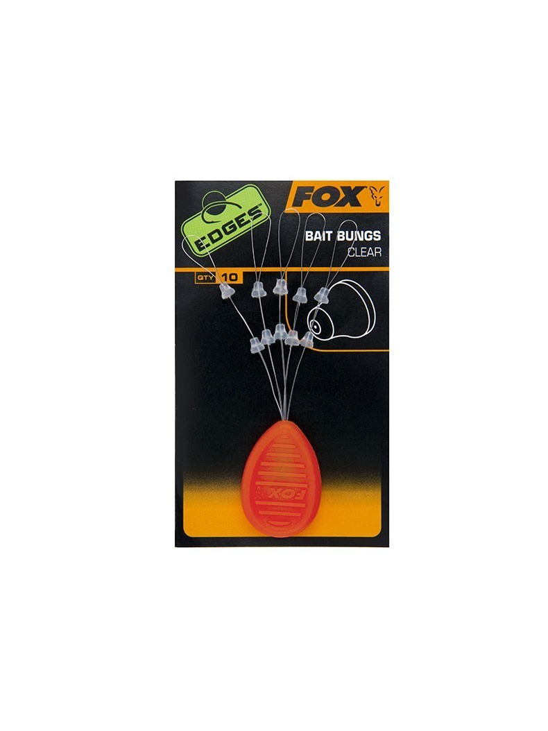 Нижний стопор для волосяной насадки FOX EDGES Bait Bungs Clear Нижний стопор для волосяной насадки FOX EDGES Bait Bungs Clear
