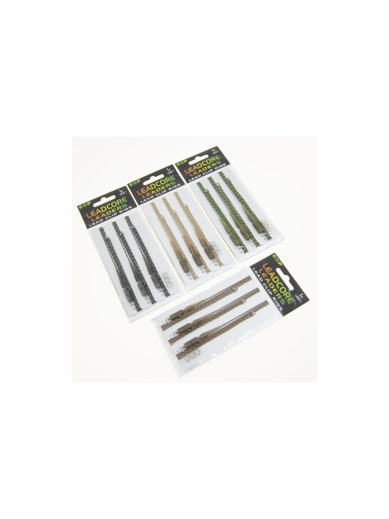Готовая оснастка с клипсой ESP Leadcore Lead Clips, Цвет: Weed Green, изображение 2 Готовая оснастка с клипсой ESP Leadcore Lead Clips, Цвет: Weed Green, изображение 2