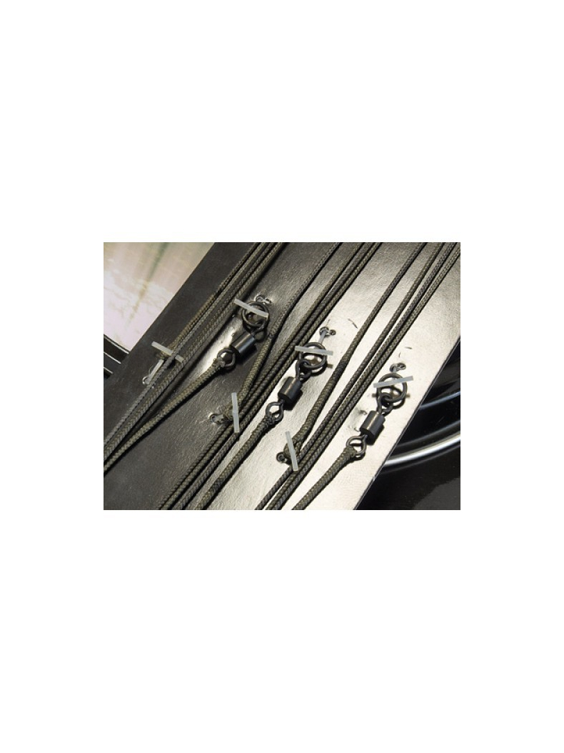 Поводок Korda Leadcore Ring Swivel, Цвет: Weed (Водоросли), изображение 2