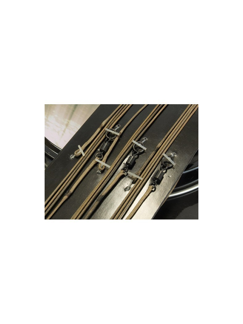 Поводок Korda Leadcore Ring Swivel, Цвет: Weed (Водоросли), изображение 3