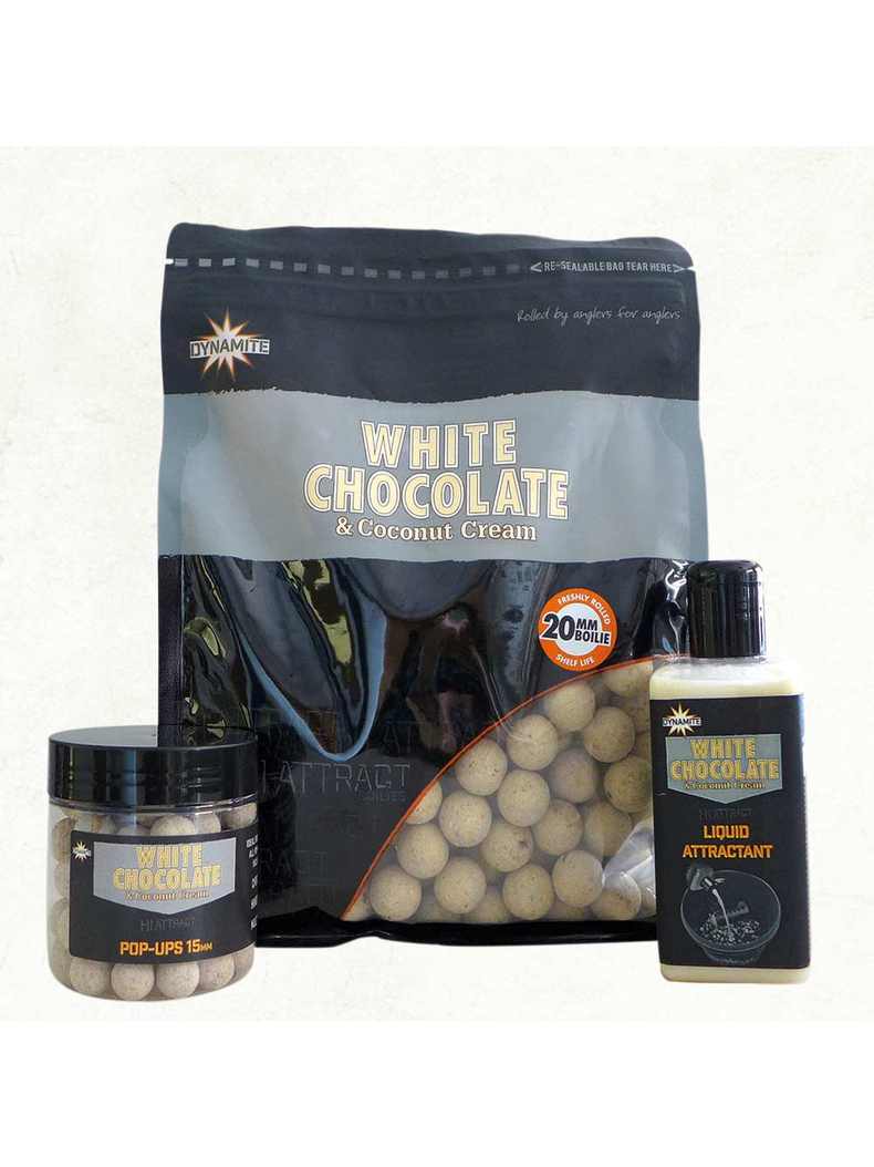 Тонущие бойлы Dynamite Baits White Chocolate & Coconut Cream Boilies (белый шоколад и кокосовый крем) 1kg, Диаметр: 15 мм Тонущие бойлы Dynamite Baits White Chocolate & Coconut Cream Boilies (белый шоколад и кокосовый крем) 1kg, Диаметр: 15 мм