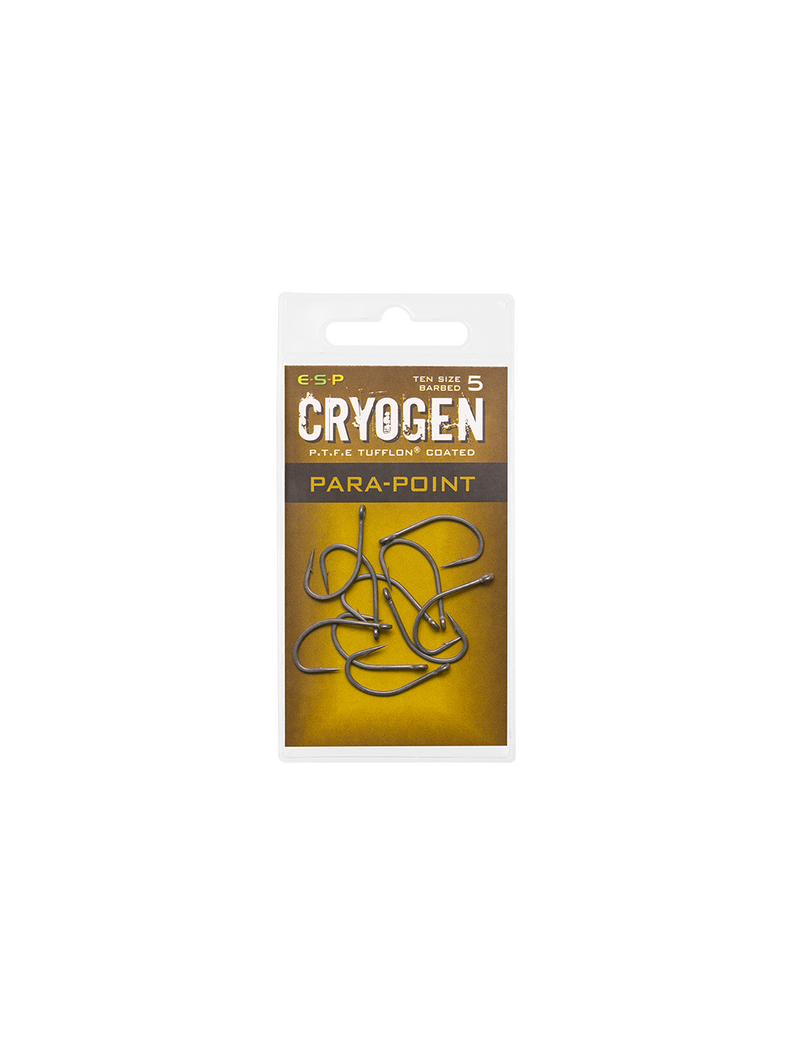 Крючки карповые ESP Cryogen Para-Point, Размер крючка: № 5 Крючки карповые ESP Cryogen Para-Point, Размер крючка: № 5