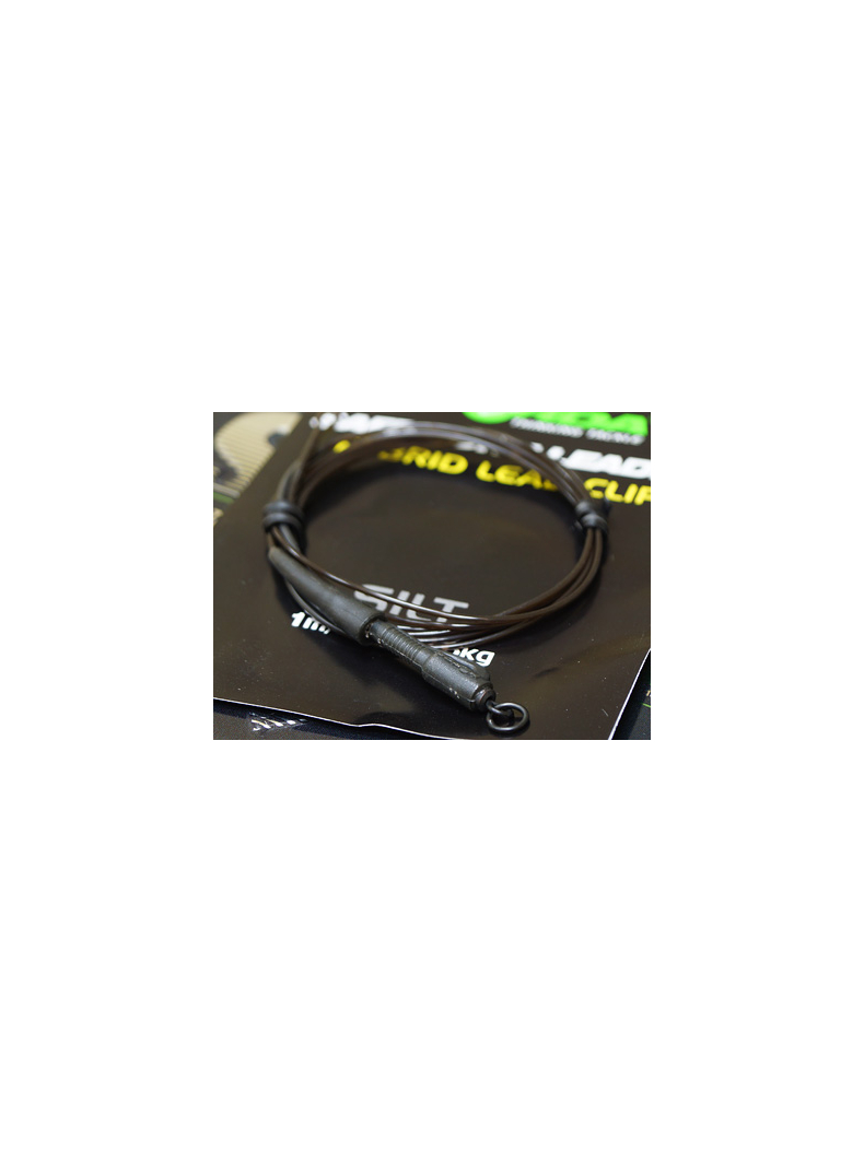 Поводок Korda Safe Zone Leader Hybrid Clip, Цвет: Clay (Глина), Тест: 30.00 lb, изображение 5