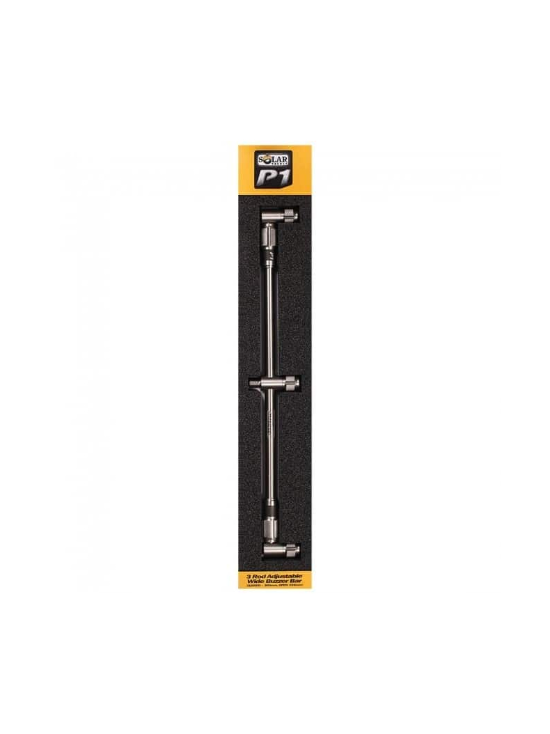 Перекладина раздвижная для 3-х удилищ SOLAR P1 3-Rod Adjustable Buzz Bars, Тип: Задняя (Rear), Ширина: 9,5" (24,13 см), изображение 2