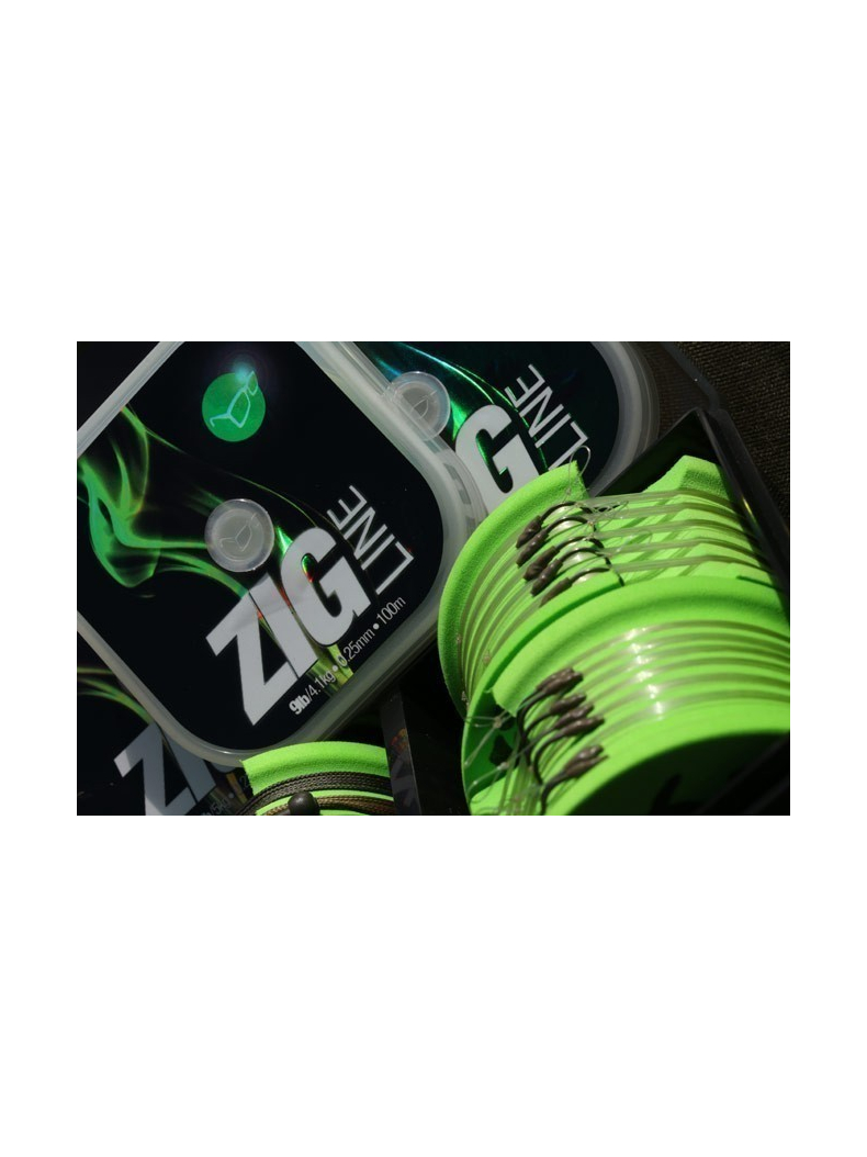 Плавающая леска для ловли на зиг-риг Korda Zig Line, Тест: 11.00 lb, изображение 2 Плавающая леска для ловли на зиг-риг Korda Zig Line, Тест: 11.00 lb, изображение 2