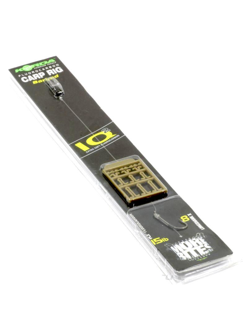 Оснастка волосяная Korda IQ2 Fluorocarbon with Long Shank X, Размер крючка: № 6, изображение 2