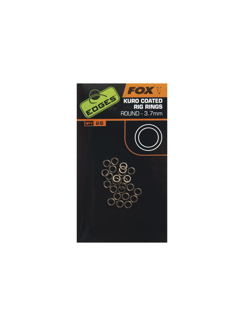 Кольца для оснасток FOX EDGES Kuro Coated Rig Rings, Диаметр: 2.5 мм, изображение 2