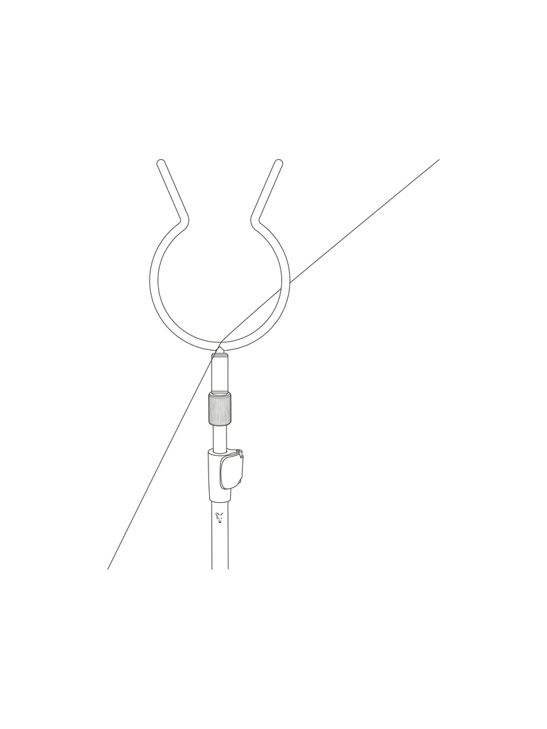 Держатель лески для ловли в тяжелых условиях FOX Black Label Y-Line Guard, изображение 2