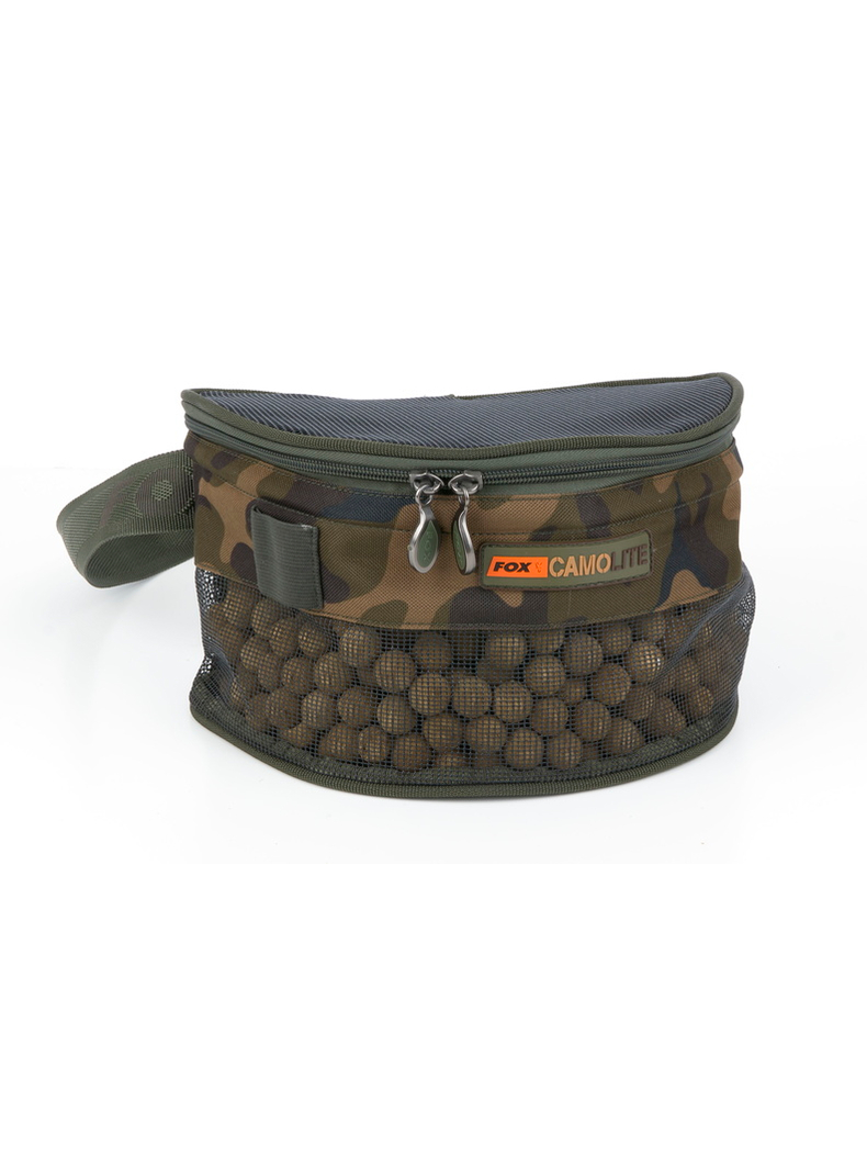Сумка для прикармливания бойлами FOX Camolite Boilie Bum Bag, Размер: Standart Сумка для прикармливания бойлами FOX Camolite Boilie Bum Bag, Размер: Standart