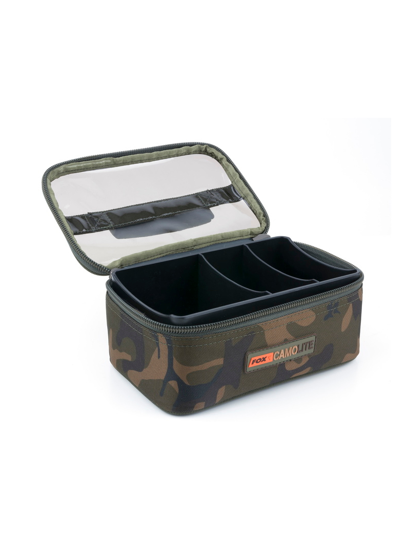 Сумка для грузил с жесткой вставкой FOX Camolite Rigid Lead & Bits Bag Сумка для грузил с жесткой вставкой FOX Camolite Rigid Lead & Bits Bag