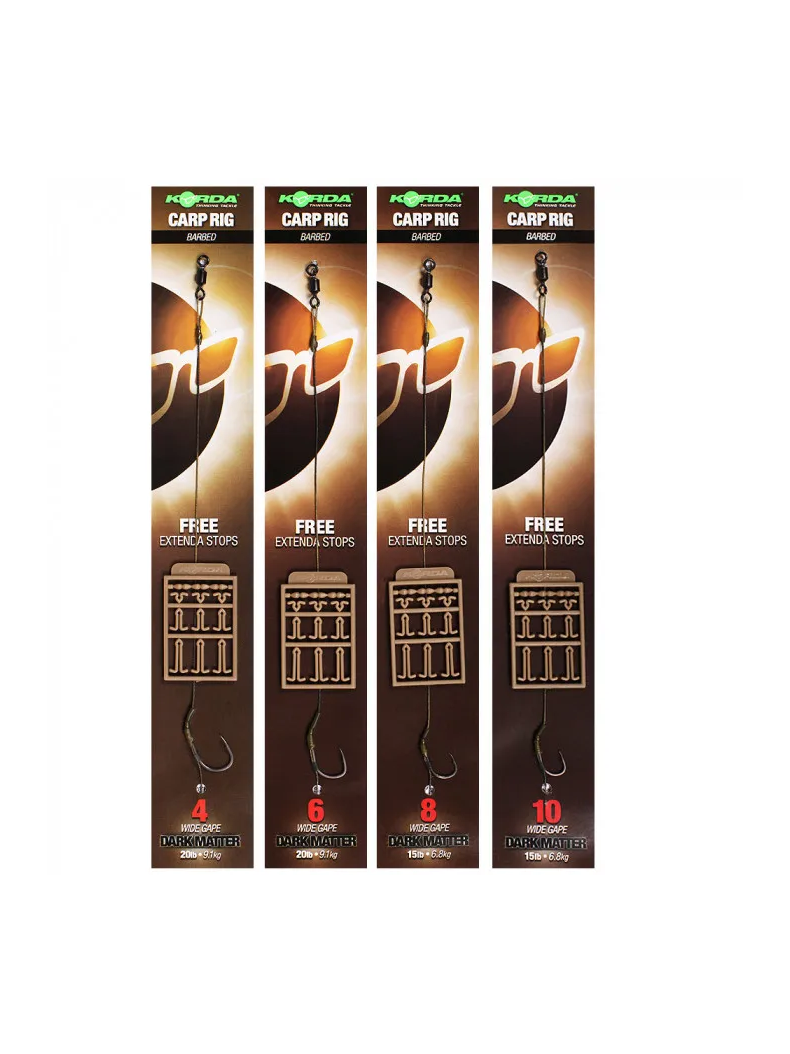 Готовый поводок KORDA Dark Matter Rig, Размер крючка: № 10 Готовый поводок KORDA Dark Matter Rig, Размер крючка: № 10