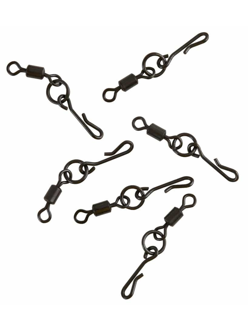 Вертлюжки с кольцом и быстросъёмом FOX EDGES Kwik Change O Ring Swivels, Размер: 10