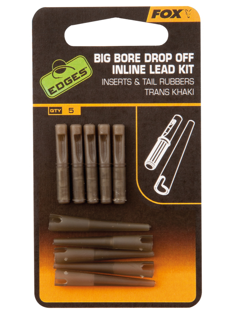 Набор клипс FOX Big Bore Drop Off Inline Lead Kit EDGES Набор клипс FOX Big Bore Drop Off Inline Lead Kit EDGES