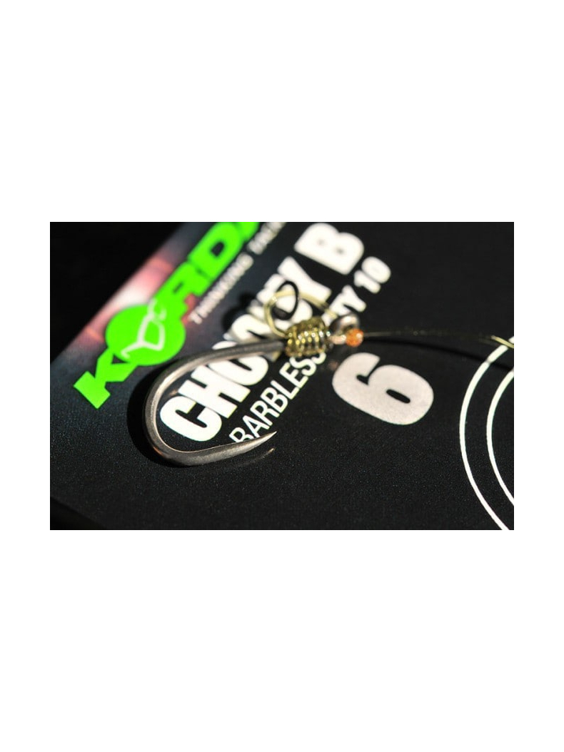 Крючки карповые Korda Choddy Barbless, Размер крючка: №10, изображение 2 Крючки карповые Korda Choddy Barbless, Размер крючка: №10, изображение 2