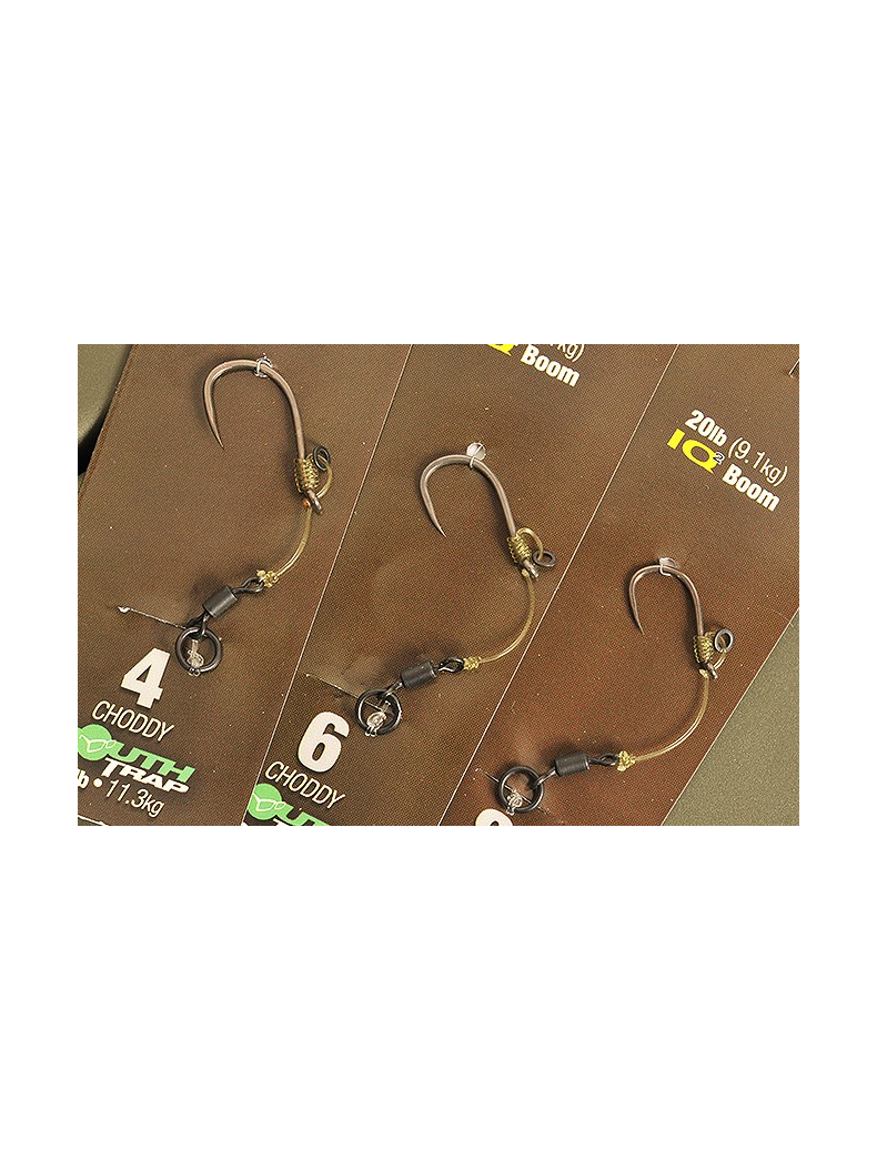 Готовая оснастка Korda Hinge Rig Barbless, Размер крючка: № 8, Тест Mouth Trap: 20.00 lb, Тест IQ2: 20.00 lb, изображение 2 Готовая оснастка Korda Hinge Rig Barbless, Размер крючка: № 8, Тест Mouth Trap: 20.00 lb, Тест IQ2: 20.00 lb, изображение 2