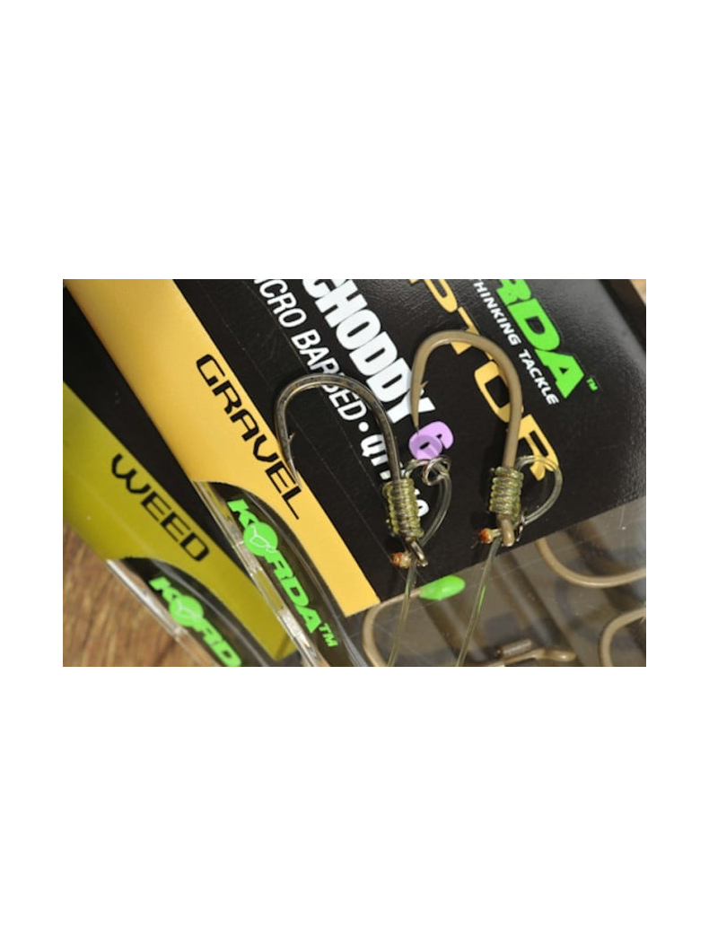 Крючки карповые Korda Kaptor Choddy, Цвет: Weed (Водоросли), Размер крючка: №4, изображение 3