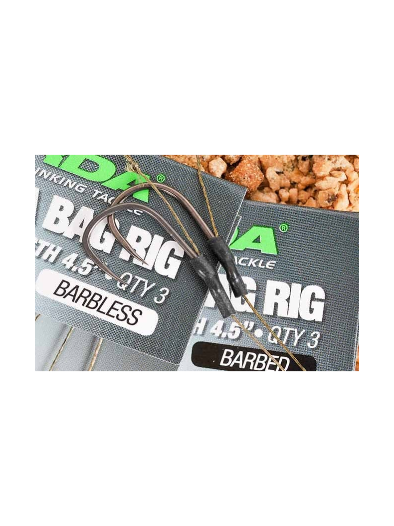 Оснастка волосяная Korda PVA Bag Rig Barbless, Размер крючка: № 8