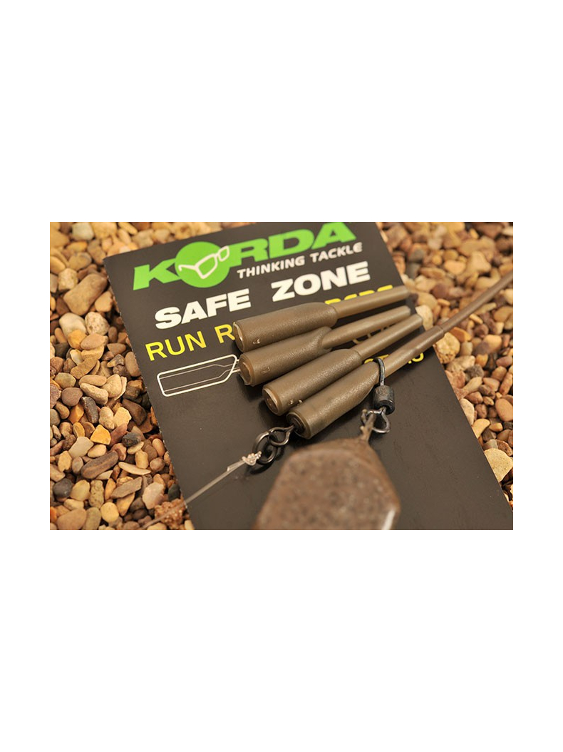 Клипса для скользящей оснастки Korda Run Rig Rubbers, Цвет: Weed (Водоросли), изображение 2