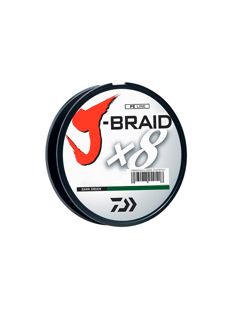 Шок лидер Daiwa J-Braid X8 Dark Green Шок лидер Daiwa J-Braid X8 Dark Green