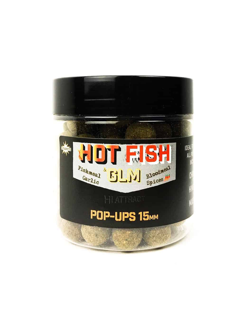 Плавающие бойлы Dynamite Baits Hot Fish & GLM Pop-Up (острая рыба и зеленогубая мидия) 15mm Плавающие бойлы Dynamite Baits Hot Fish & GLM Pop-Up (острая рыба и зеленогубая мидия) 15mm