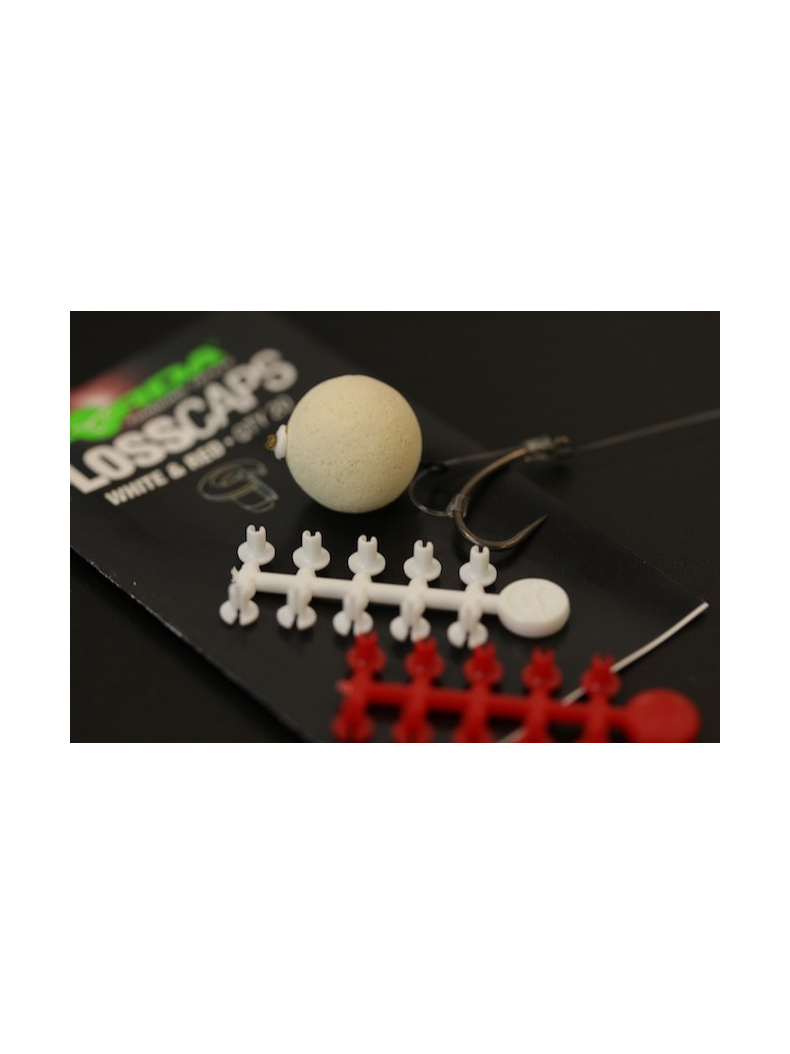 Стопор для бойлов Korda Floss Caps, Цвет: Красные и Белые, изображение 6 Стопор для бойлов Korda Floss Caps, Цвет: Красные и Белые, изображение 6