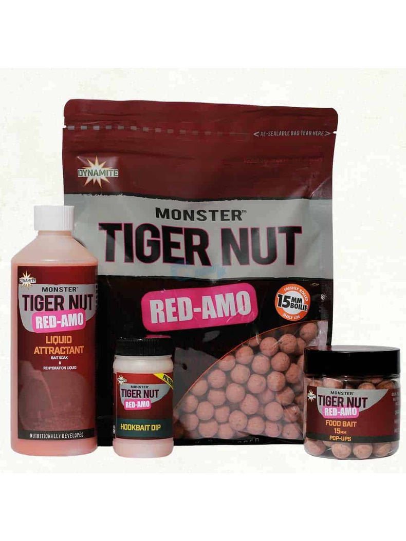 Тонущие бойлы Dynamite Baits Monster Tiger Nut Red-Amo Boilies (тигровый орех) 1kg, Диаметр: 12 мм