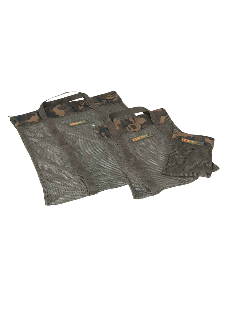 Сумка для сушки бойлов и сумочка для насадок FOX Camolite Air Dry Bag + Hookbait Bag, Размер сумки для сушки: Large Сумка для сушки бойлов и сумочка для насадок FOX Camolite Air Dry Bag + Hookbait Bag, Размер сумки для сушки: Large
