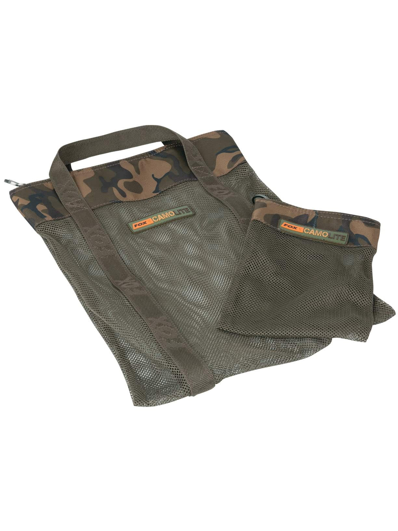 Сумка для сушки бойлов и сумочка для насадок FOX Camolite Air Dry Bag + Hookbait Bag, Размер сумки для сушки: Large, изображение 2 Сумка для сушки бойлов и сумочка для насадок FOX Camolite Air Dry Bag + Hookbait Bag, Размер сумки для сушки: Large, изображение 2
