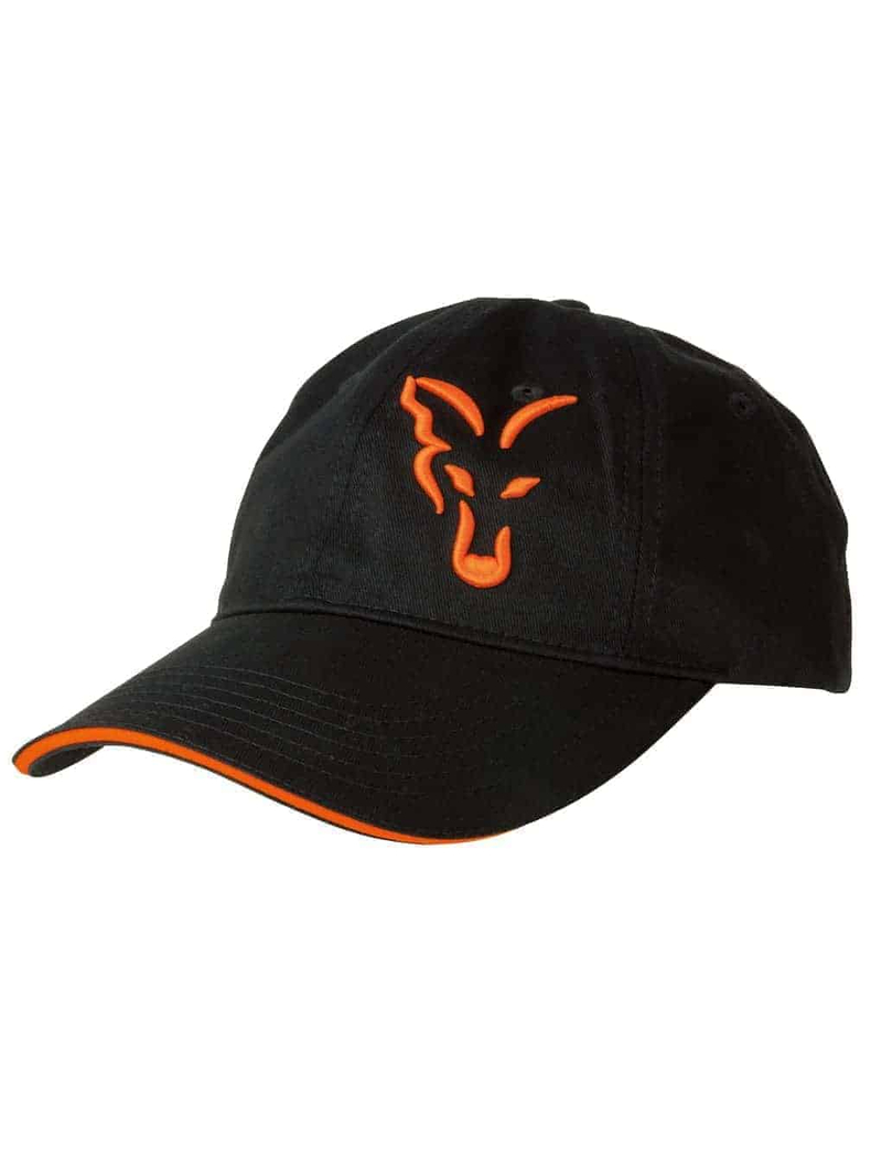 Бейсболка FOX Black & Orange Baseball Cap