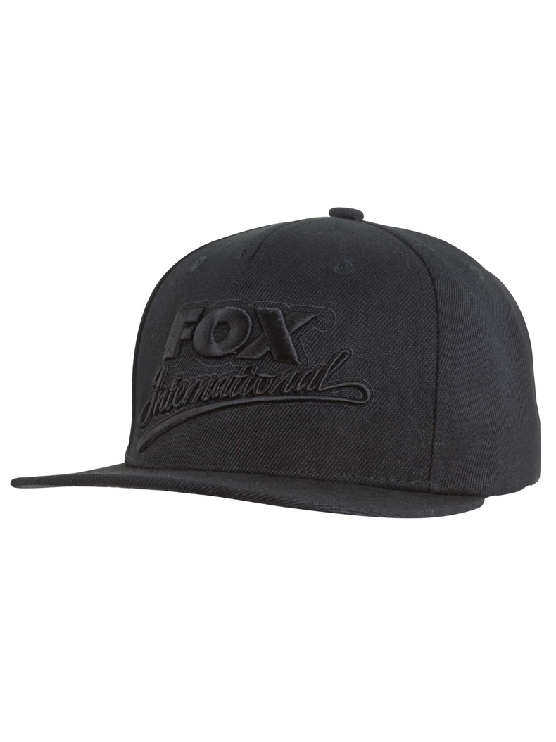 Бейсболка FOX International Black Snapback Cap