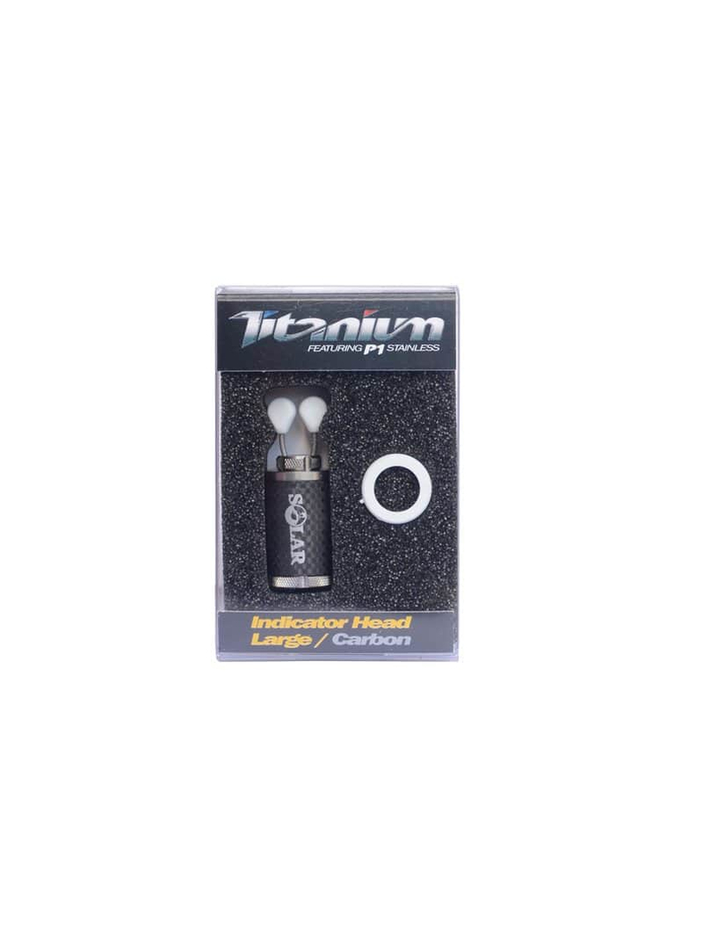 Головка с клипсой Solar Tackle Titanium Indicator Head - большая, Цвет: Карбон, изображение 7 Головка с клипсой Solar Tackle Titanium Indicator Head - большая, Цвет: Карбон, изображение 7