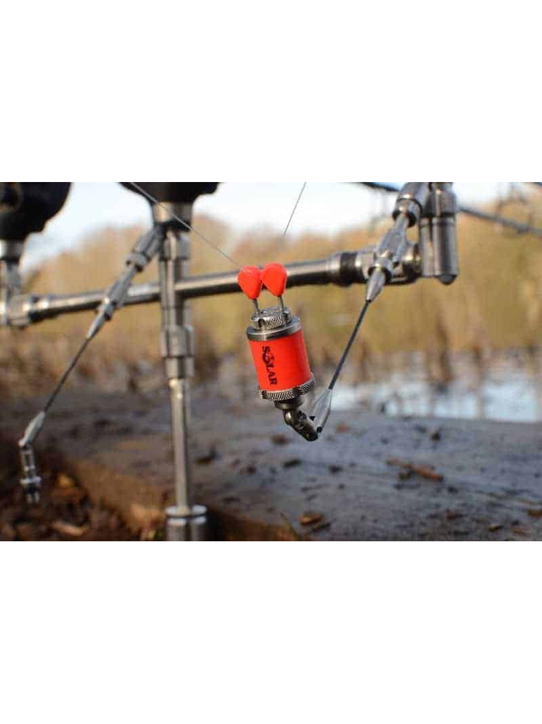 Головка с клипсой Solar Tackle Titanium Indicator Head - маленькая, Цвет: Красный