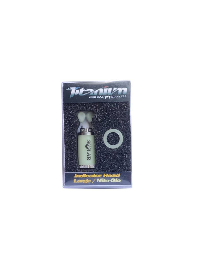 Головка с клипсой Solar Tackle Titanium Indicator Head - большая, Цвет: Карбон, изображение 13 Головка с клипсой Solar Tackle Titanium Indicator Head - большая, Цвет: Карбон, изображение 13