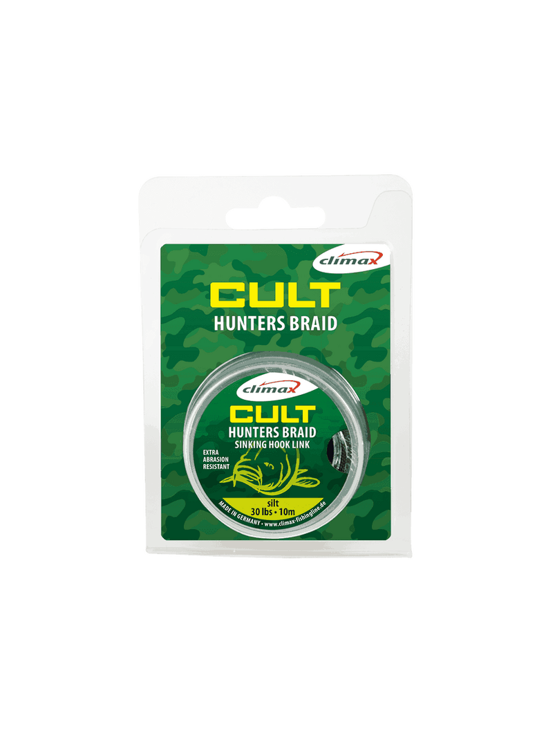 Поводковый материал Climax CULT Hunters Braid, Цвет: Weed (Водоросли), Тест: 25.00 lb, изображение 3 Поводковый материал Climax CULT Hunters Braid, Цвет: Weed (Водоросли), Тест: 25.00 lb, изображение 3