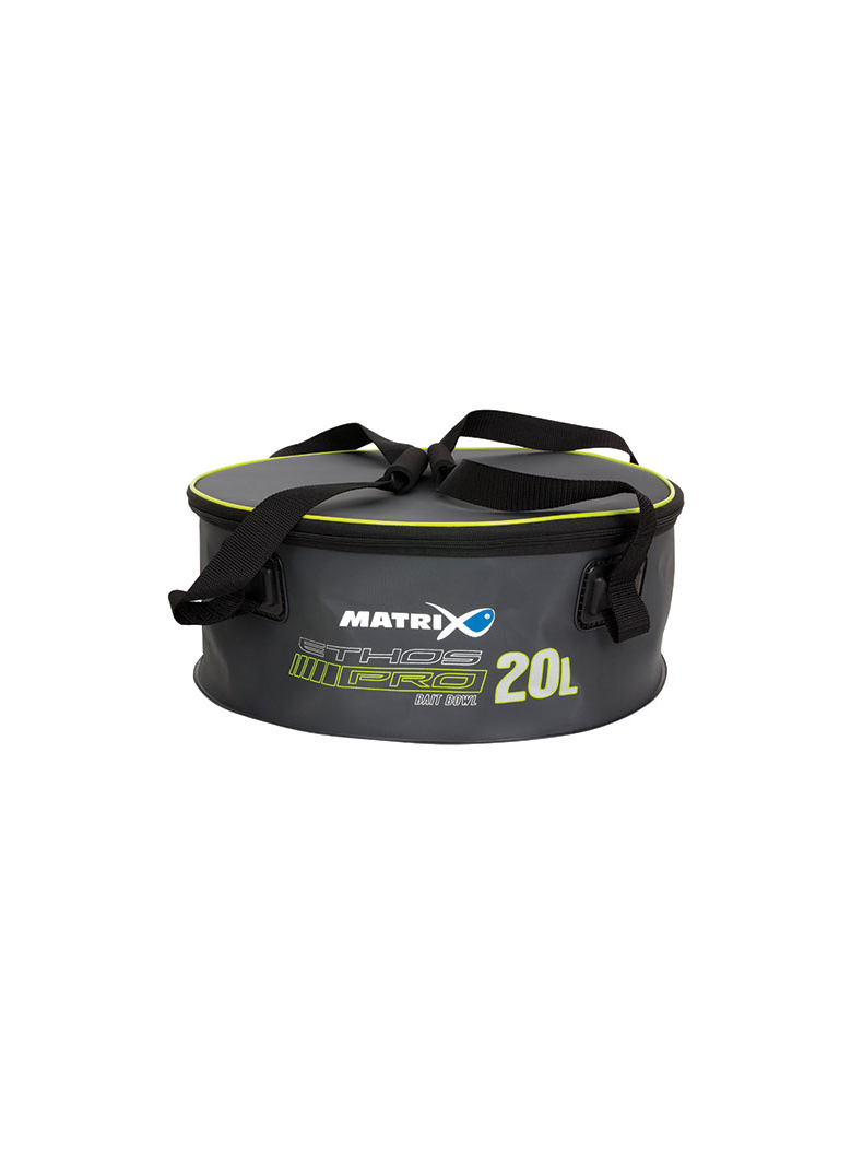 Ведро мягкое с ручками Matrix ETHOS Pro EVA Bait Bowls Lid & Handles, Объём: 10 литров, изображение 4