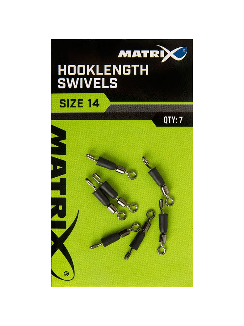 Вертлюги с быстросъемом Matrix Hooklength Swivels, Размер: 14 Вертлюги с быстросъемом Matrix Hooklength Swivels, Размер: 14